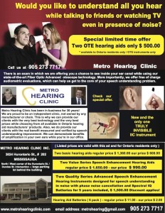 Newsletter 07.2013 | Metro Hearing and Tinnitus Treatment Centre